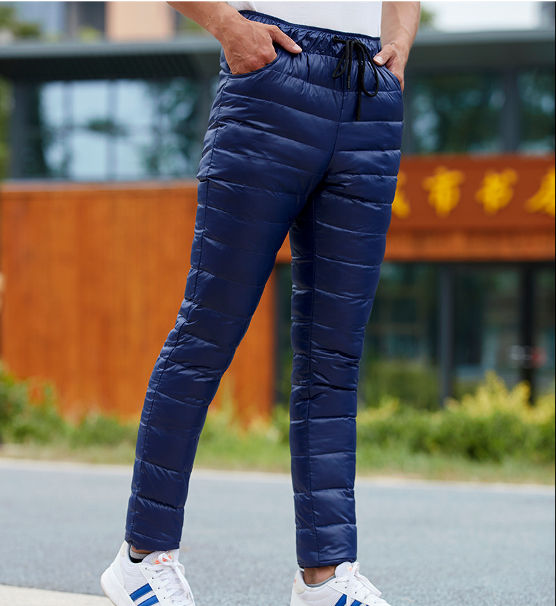 Title 6, Outer Wear Sports Warmth Thick Down Cotton Pants