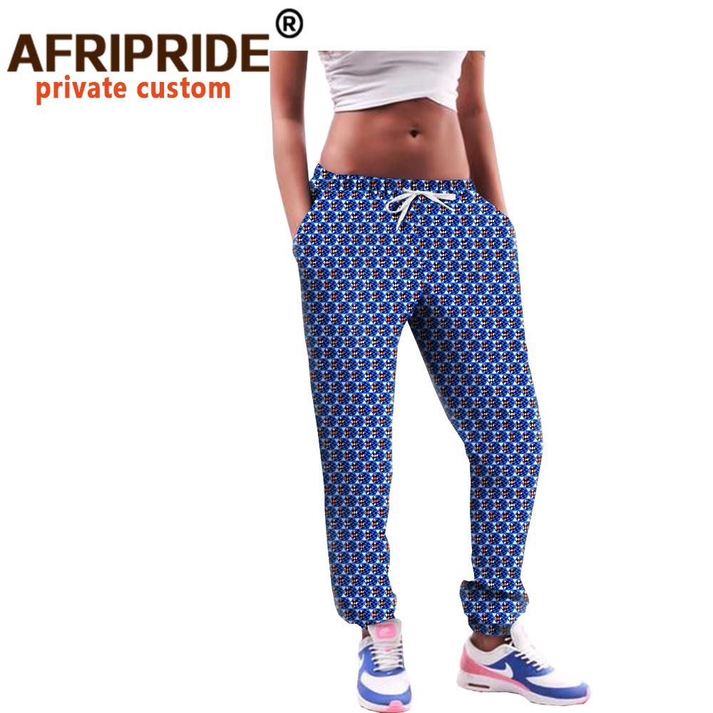 African Ethnic Characteristic Batik Printed Cotton Pants