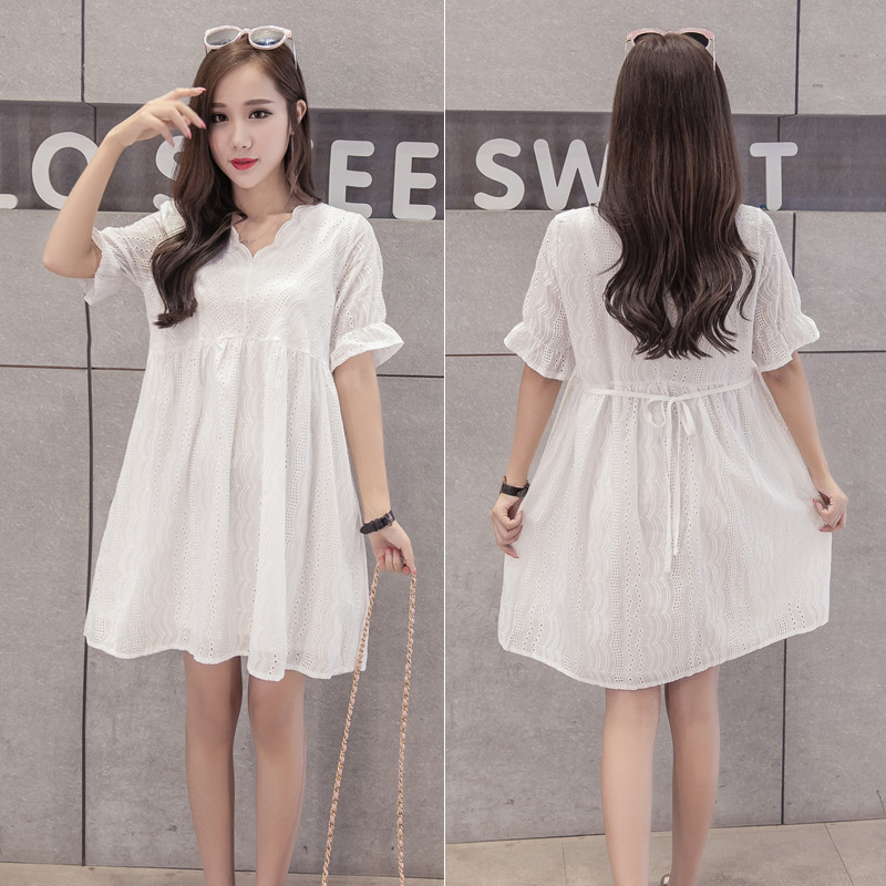 Short Sleeve Mid-Length Fashion Dress