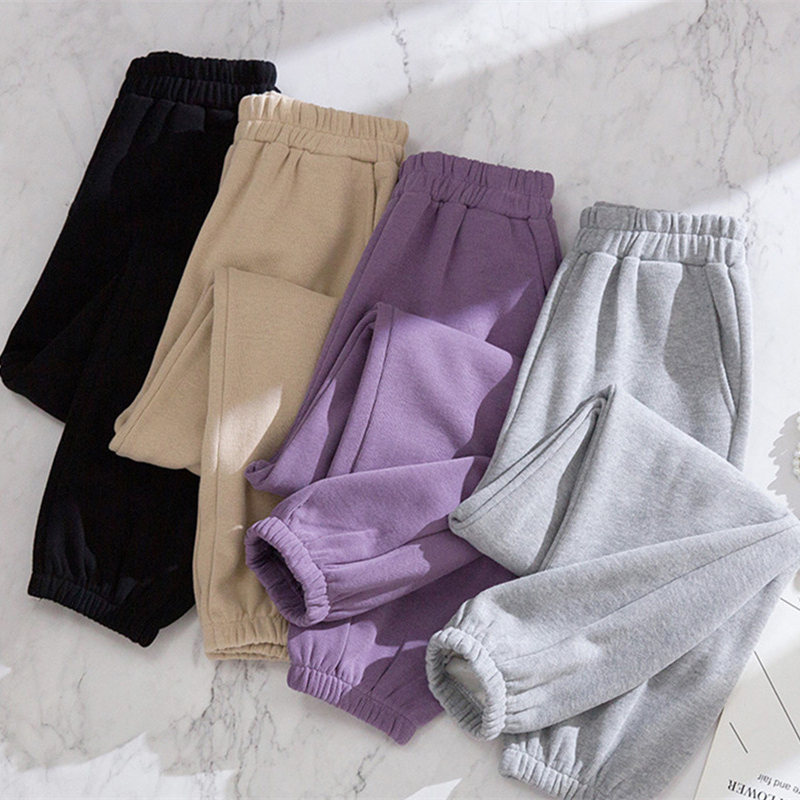 New Style Plus Velvet Loose Casual Pants Harlan Beam Foot Guard Pants