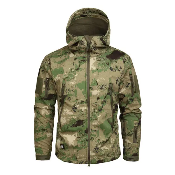 Male Digital Camouflage Fleece Female Waterproof and Breathable Mountaineering