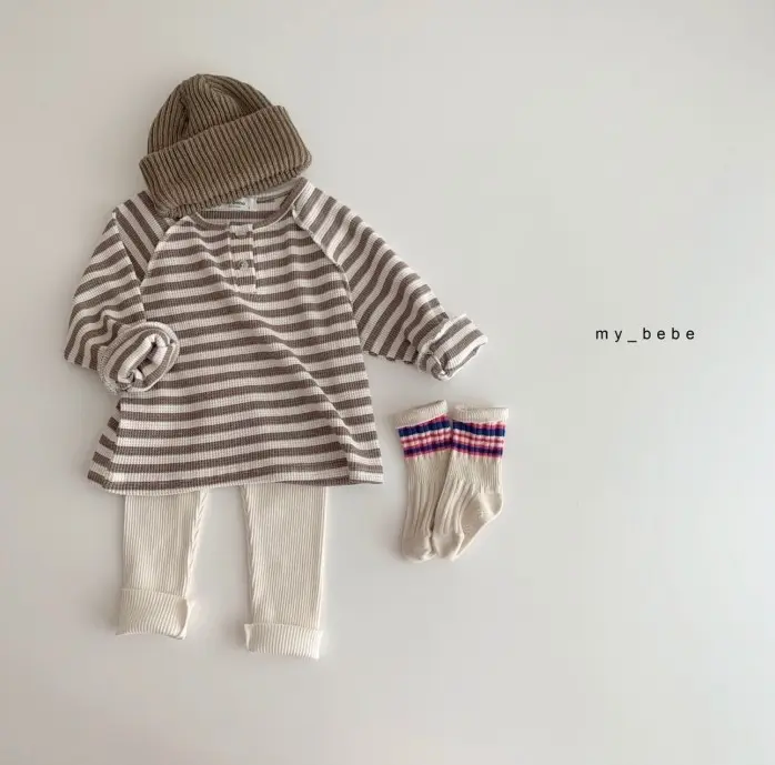 New Korean Baby Waffle T-Shirts for Children Launched