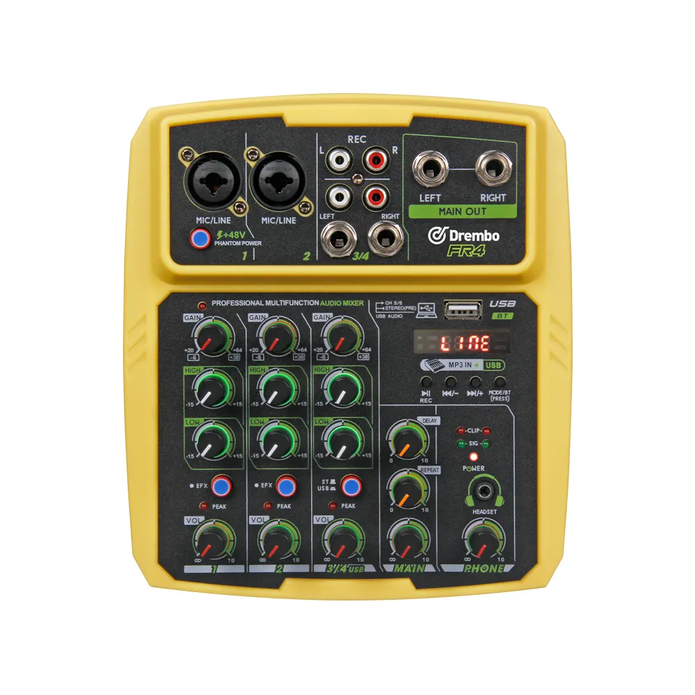 Live Recording Home Stage USB Mini Mixer