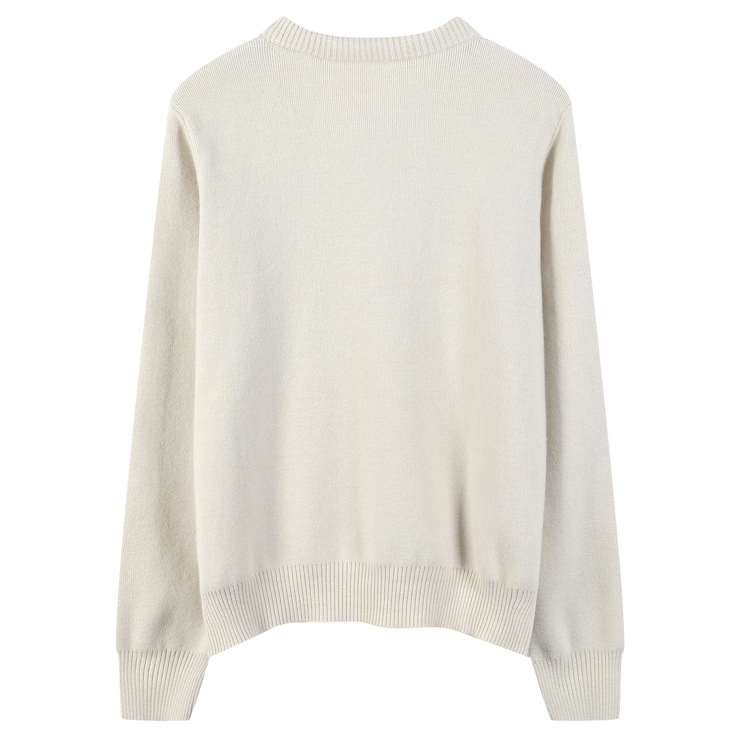 Age-Reducing Hong Kong Flavor Bow Tie Round Neck Sweater Cardigan