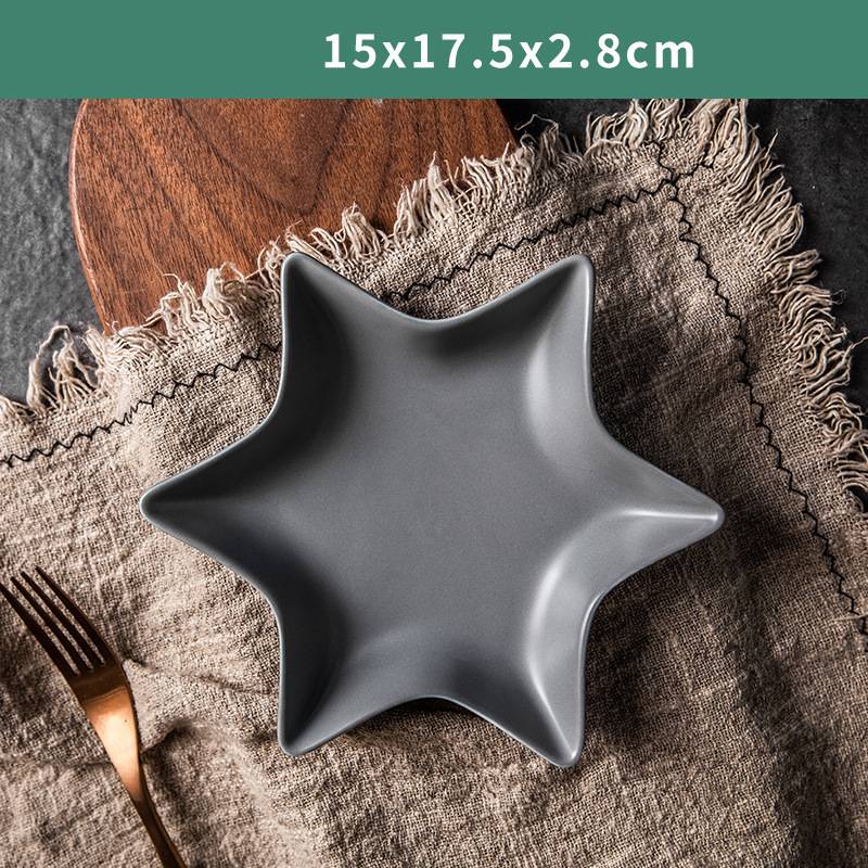 Christmas Series Color Glazed Salad Western Plate