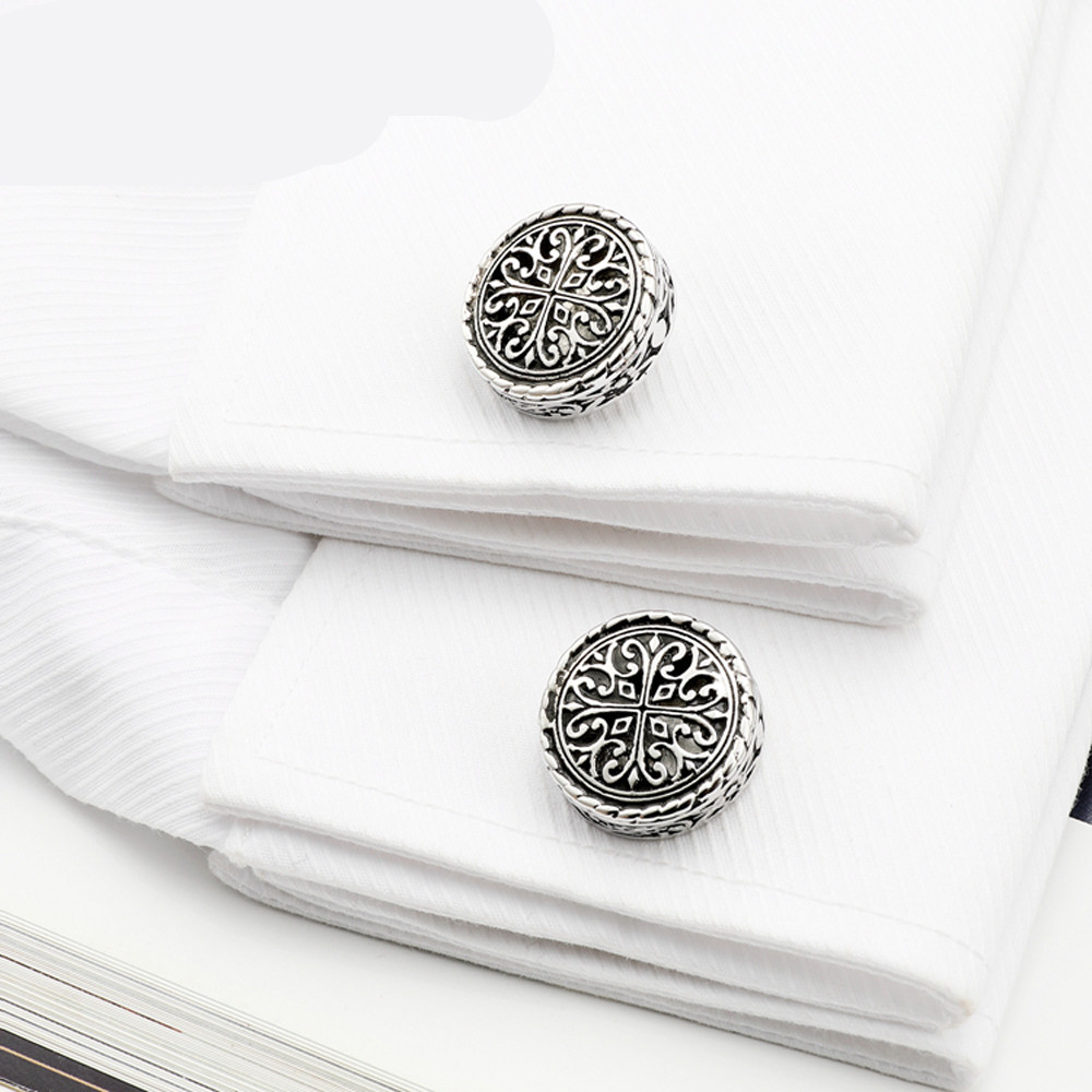 French Flower Cufflinks, picture 4 of 4