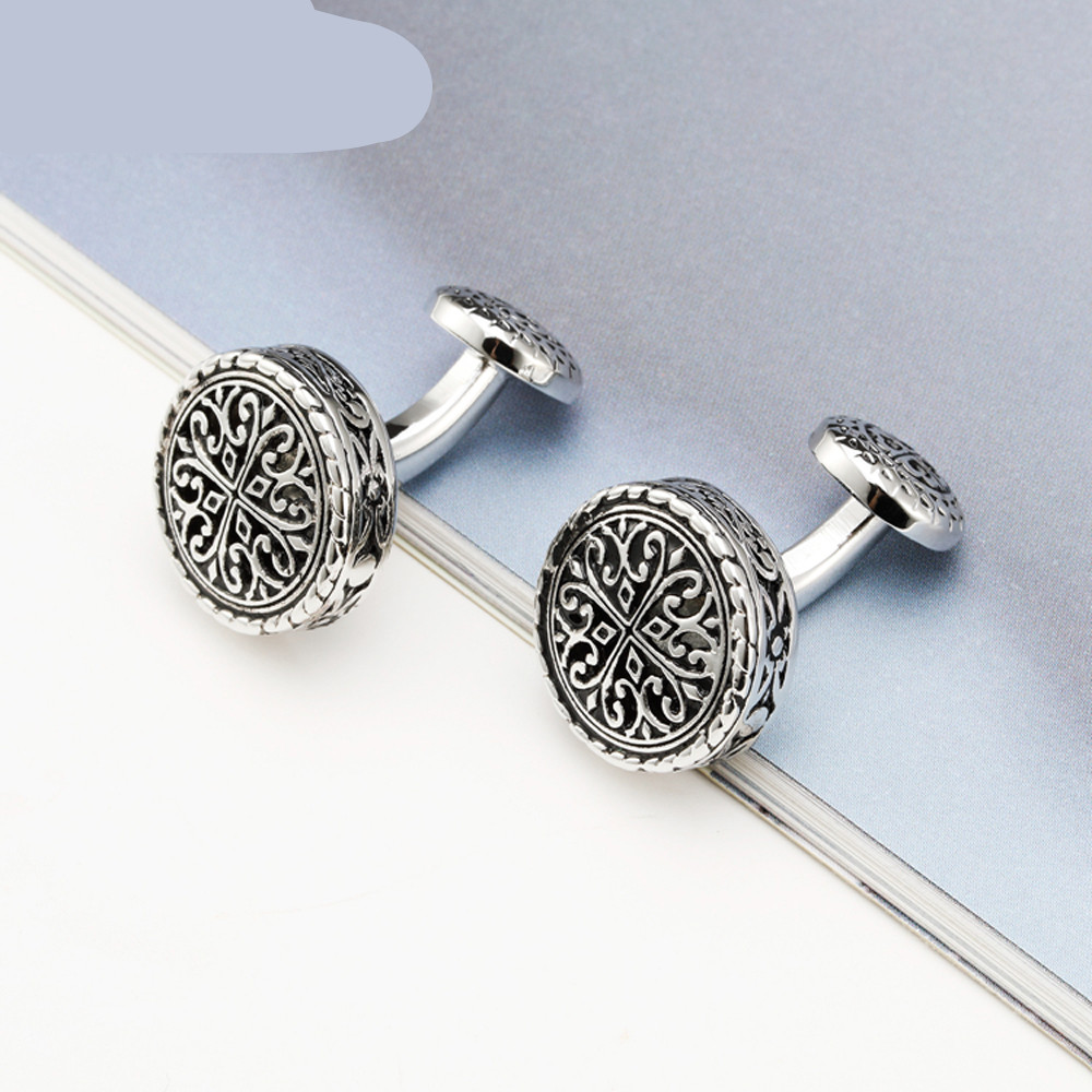 French Flower Cufflinks, picture 3 of 4