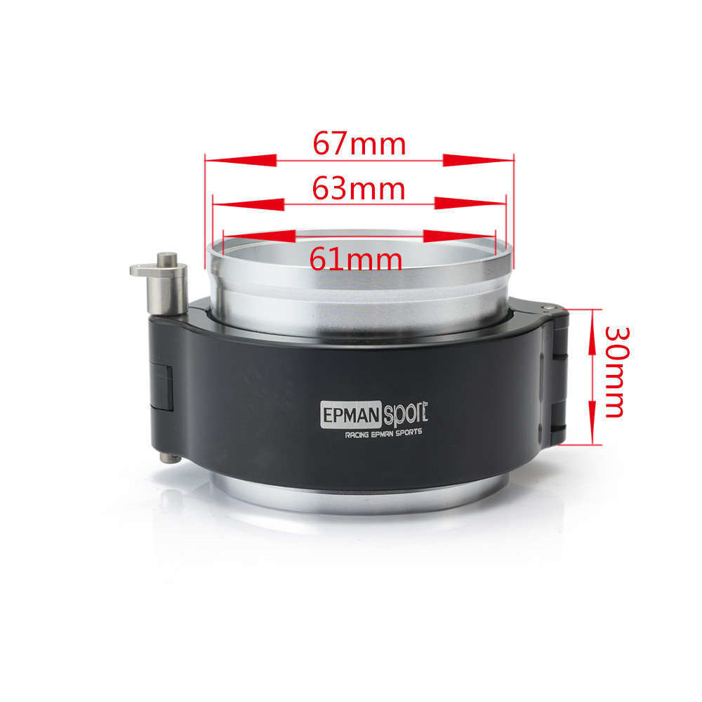 Car Accessories Modified V-Clamp With Flange Diameter 2.5 Inch Hose Clamp Turbine Exhaust Pipe — view 3