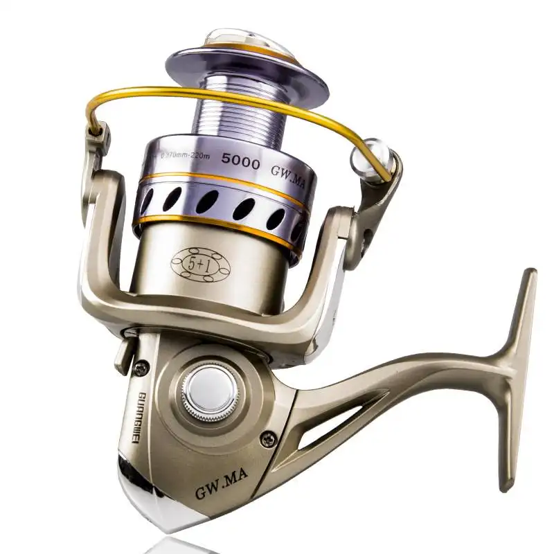 Metal Head Long Cast Spinning Wheel Fishing