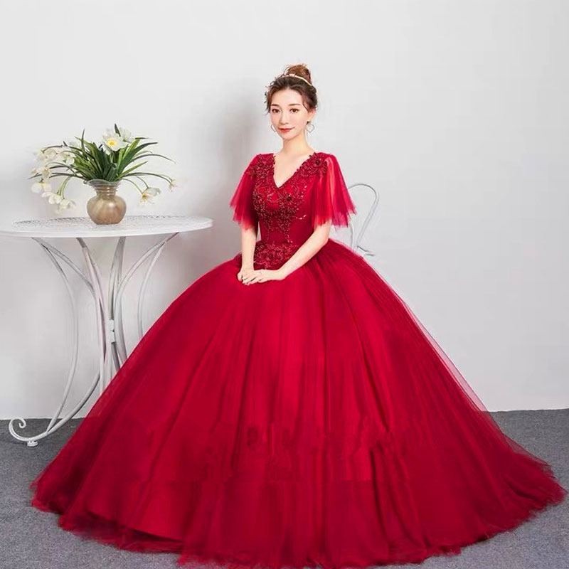 Fashion Women's Long Pettiskirt Performance Dress