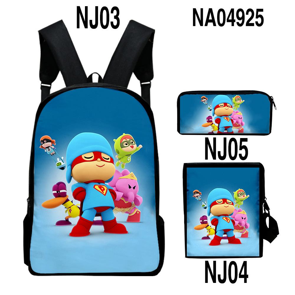 Digital Color Printing Bag Trendy Backpack Set — foto 3