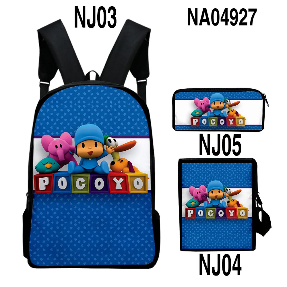 Digital Color Printing Bag Trendy Backpack Set - Style5-Onesize