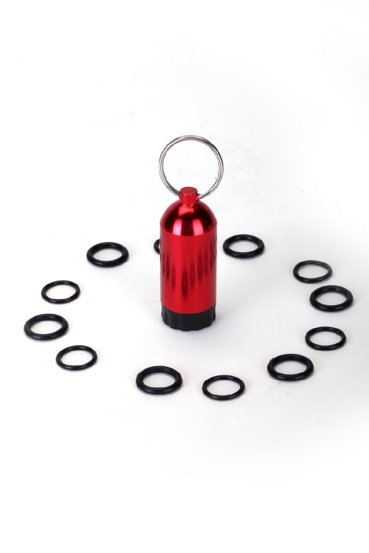 Diving Cylinder O-Ring Red, Silver And Blue Equipment Maintenance