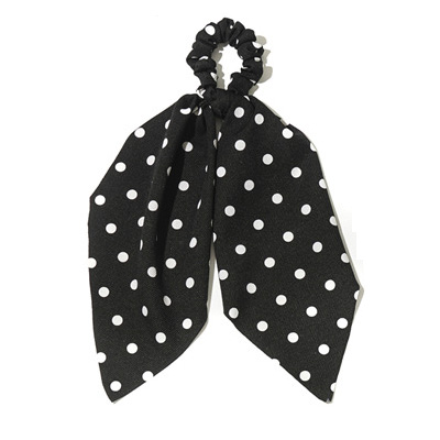 خاتم شرائط بتصميم الأمعاء الغليظة بالأبيض والأسود الطويل الجديد