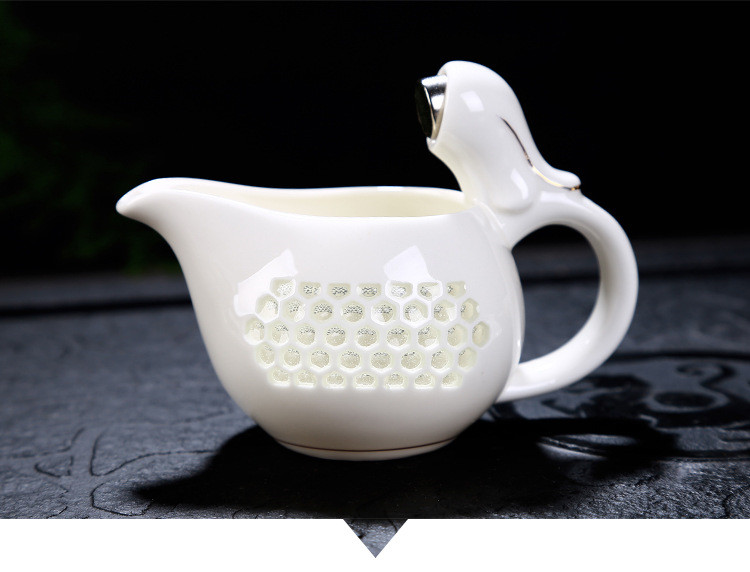 Complete Set Of Exquisite Hollow Semi-automatic Kung Fu Tea Set
