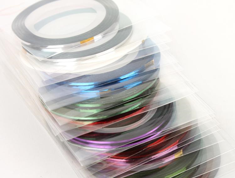 Nail Gold and Silver Thread Nail Painting Thread Extra Fine Laser Beam — view 4