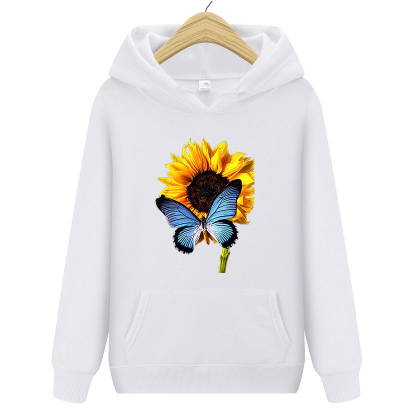 Title 1, Sunflower Butterfly Sweater Women