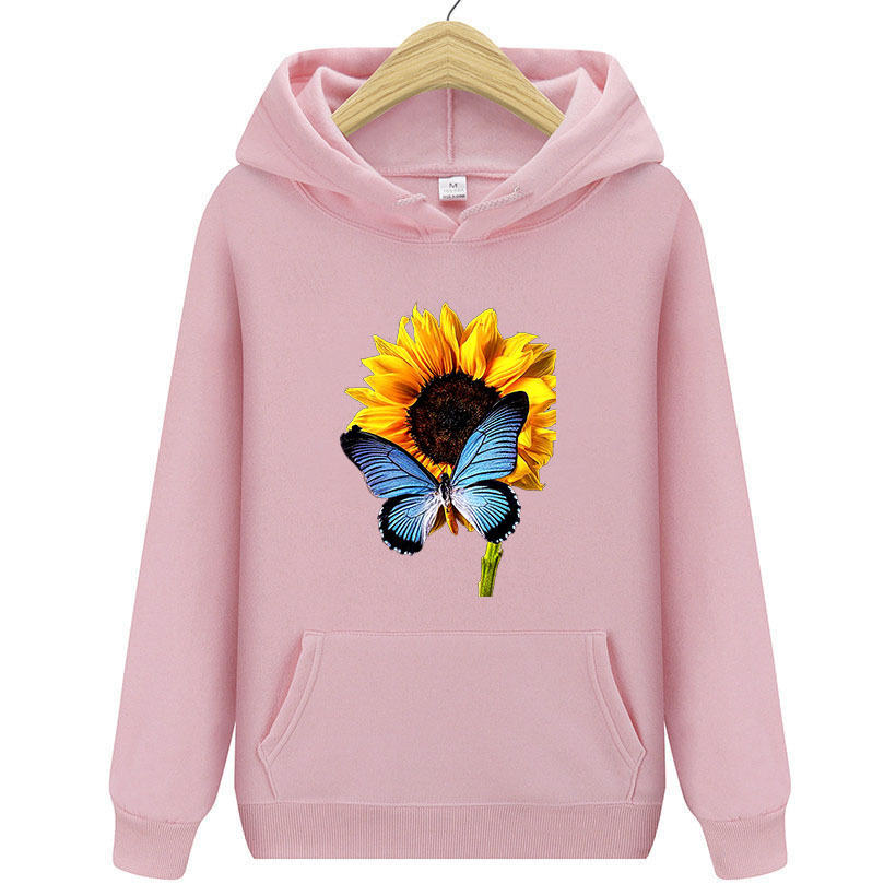 Title 5, Sunflower Butterfly Sweater Women