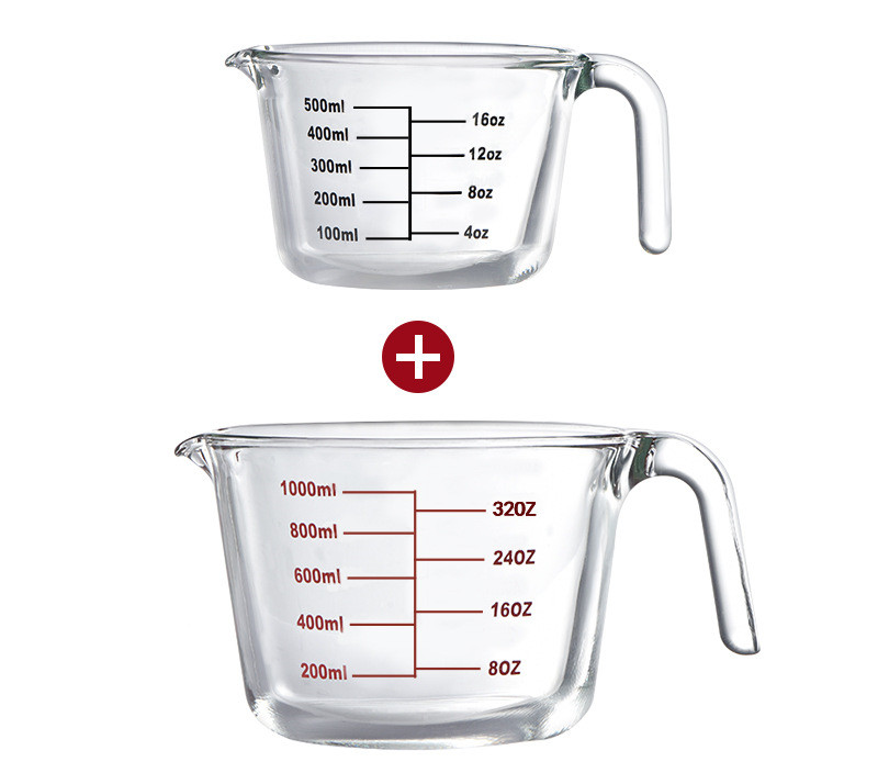 Title 2, Anchor Hocking 1 Litre Glass Measuring Jug. Mea...