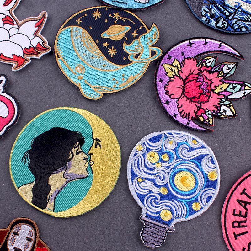 Cartoon Anime Embroidery Cloth Stickers Computer Embroidery Stickers — image 1