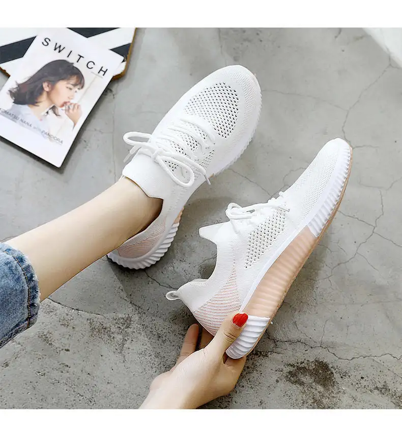 Summer New Korean Style All-Match Casual Casual Running Shoes With Soft Sole