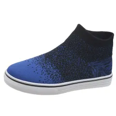 Large Size 35-43 Size Set Foot Flat Sneakers Women's Shoes - Blue - View 1