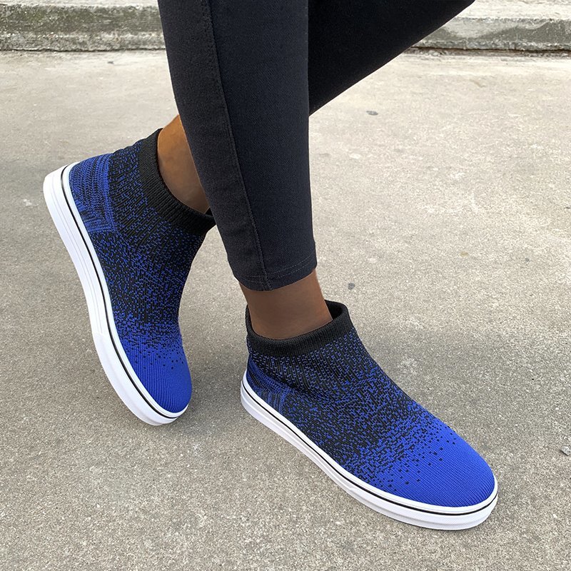 Large Size 35-43 Size Set Foot Flat Sneakers Women's Shoes