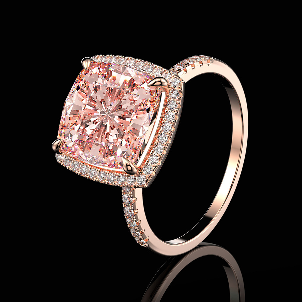 Morgan Powder Fertilizer Square Ring Jewelry