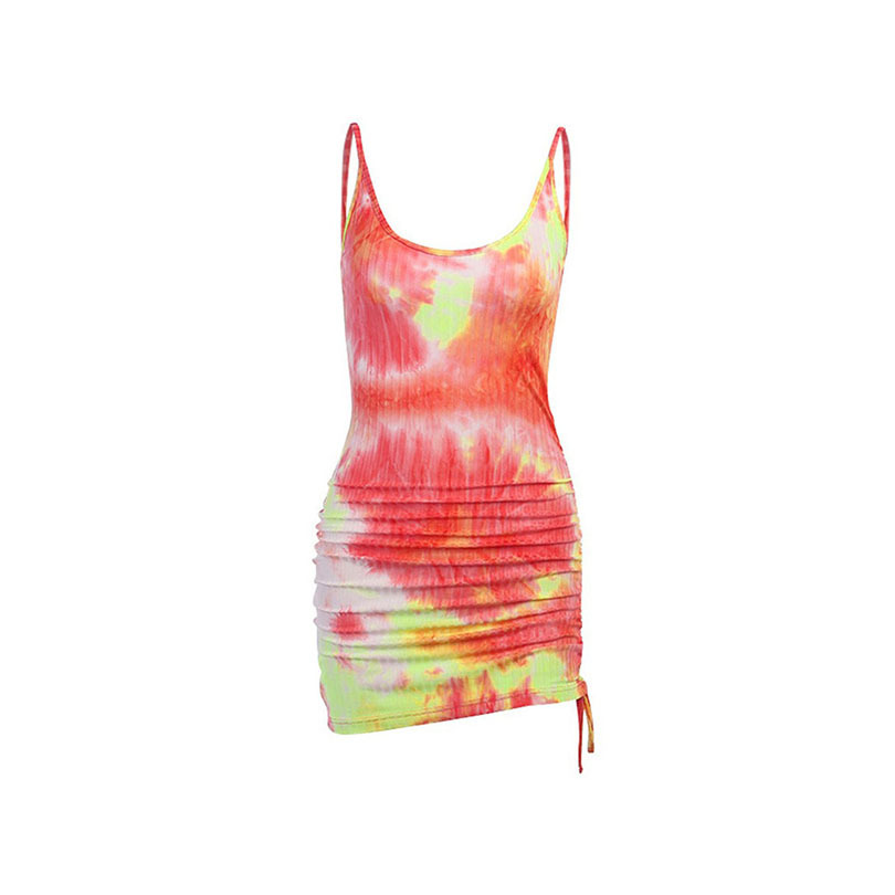 Sexy Slim-Fit Vest Dress With Backless Collar