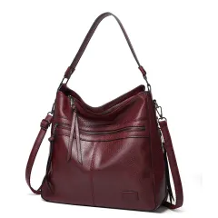 European and American Temperament Women's Shoulder Messenger Bag - Red - View 1