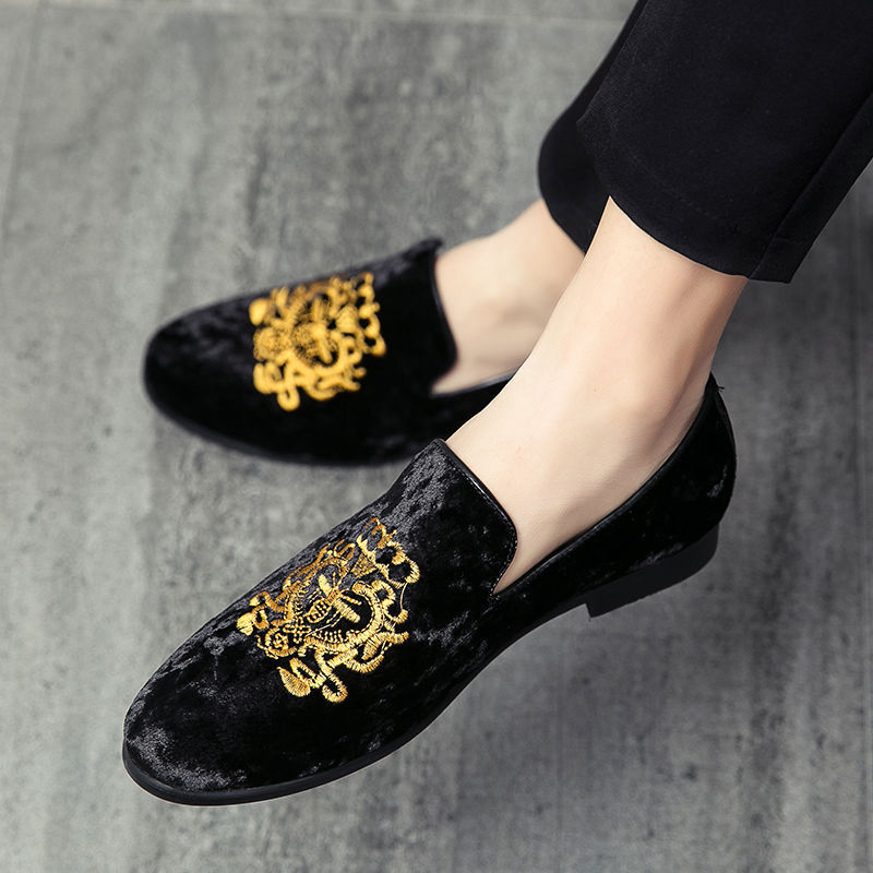 Embroidered High-Top Sneakers