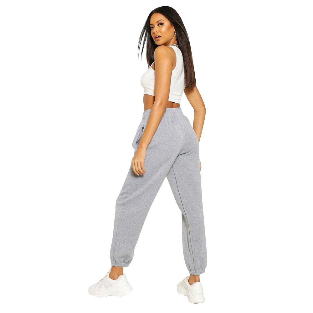 Title 5, Pure Color High Waist All-match Loose Women