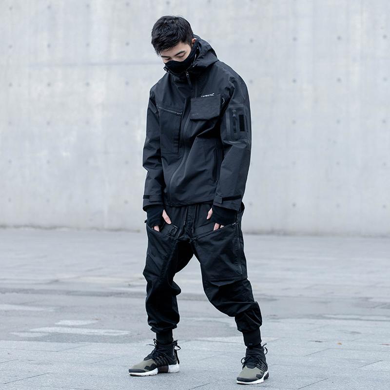 Title 4, Tilted Zippered Hooded Jumper Man