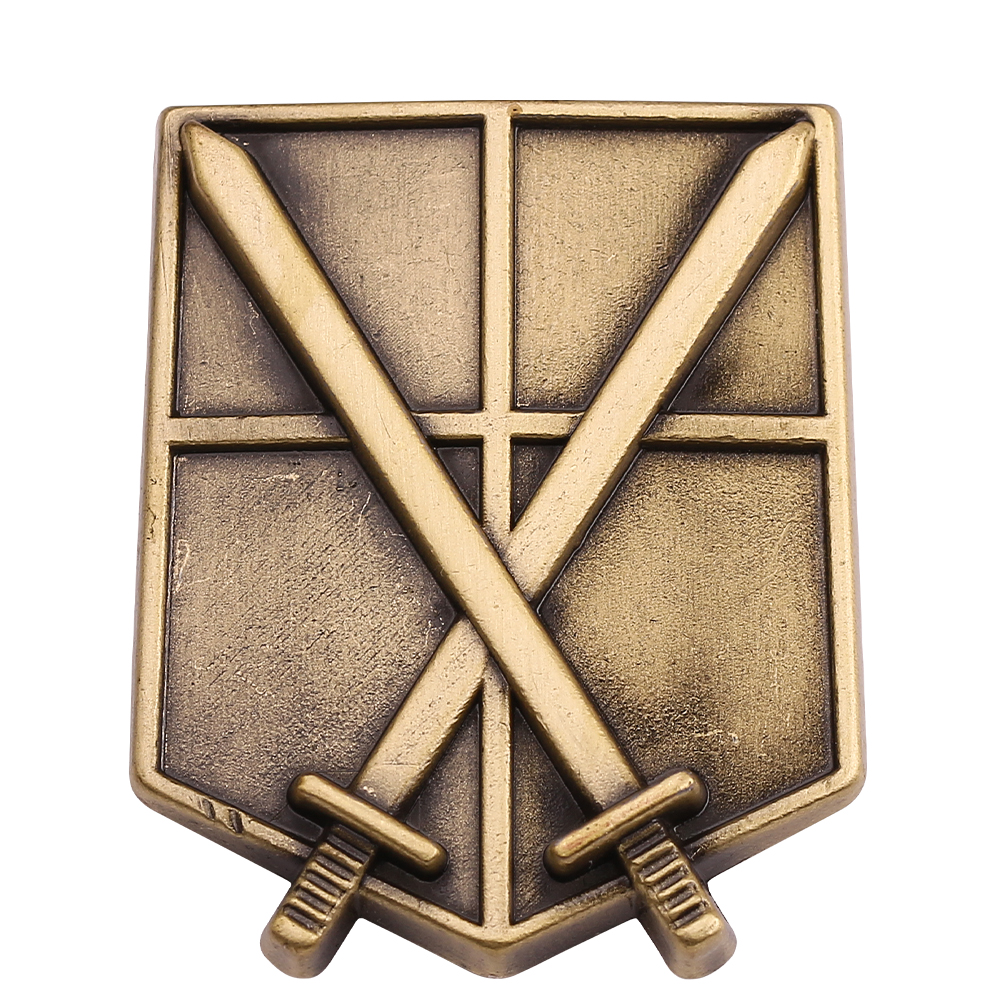 Gold-Tone Alloy Brooch