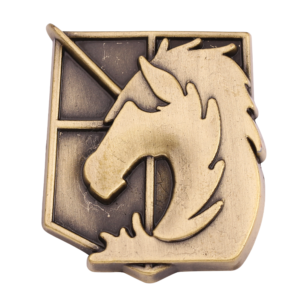 Gold-Tone Alloy Brooch, picture 2 of 4