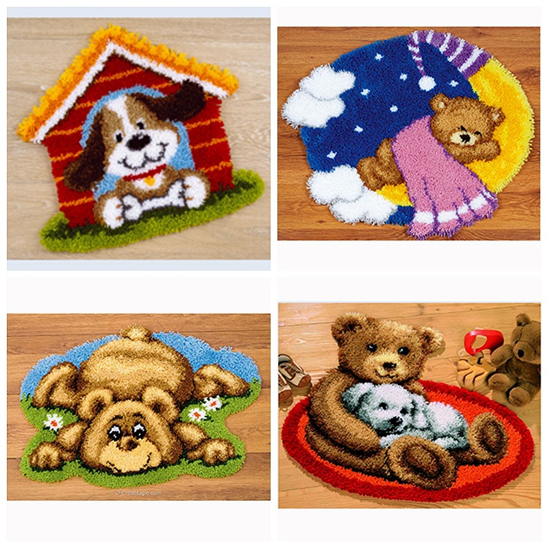 DIY Irregular Shaped Animal Cushion Carpet Embroidery Section Embroidery Handmade… — image 1