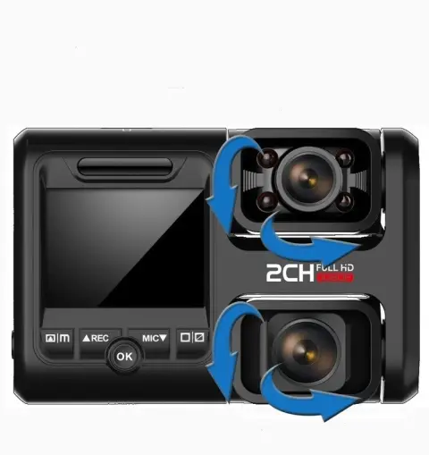 HD 2160P No Light Night Vision Driving Recorder Dual