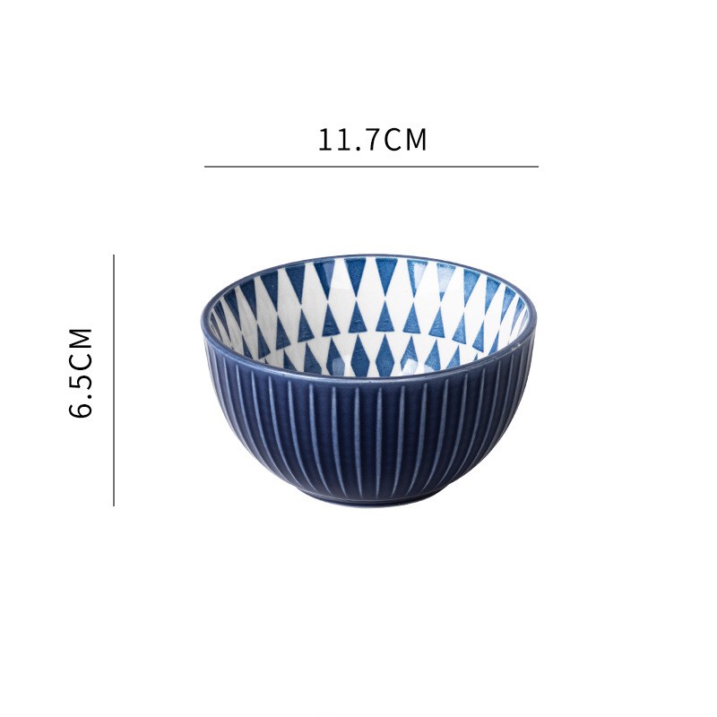 Title 9, Creative Nordic Printing Bowl Embossed Ceramic ...