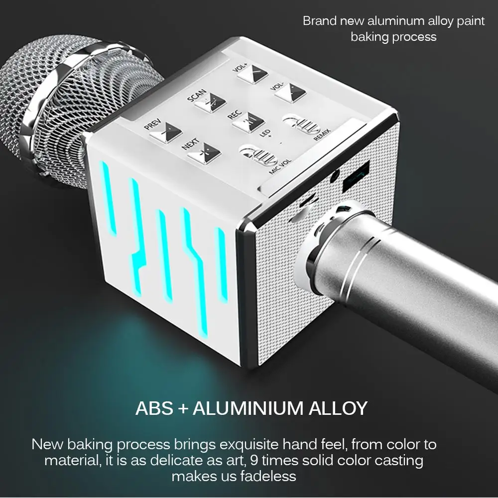 Wireless Bluetooth Condenser Microphone Audio Integrated