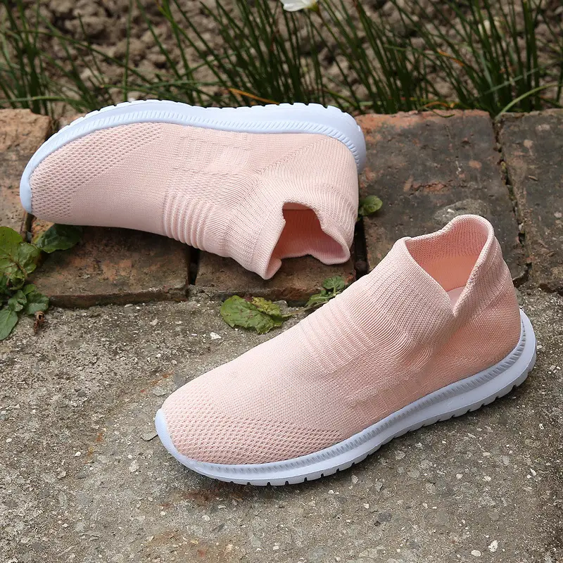 Flying Knit Elastic Socks Shoes Casual Sports Shoes