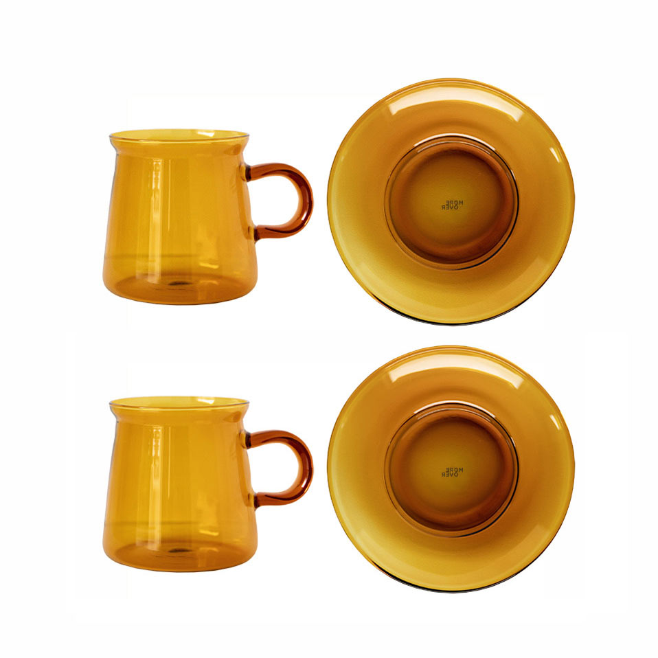 Glass Coffee Cup Heat-Resistant Creative Tea Cup Water Cup Household Small Cup