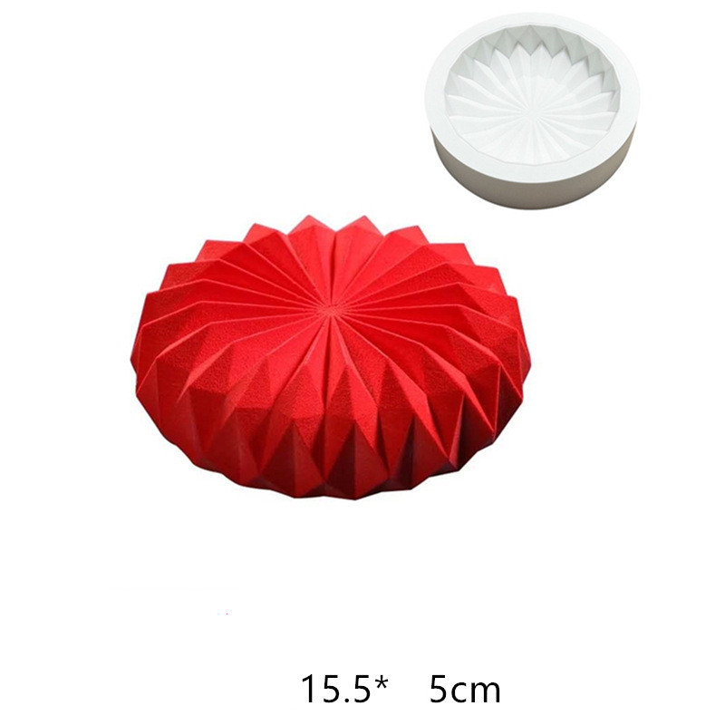 Title 3, Petal Donut Silicone Mousse Cake Mold DIY Bakin...