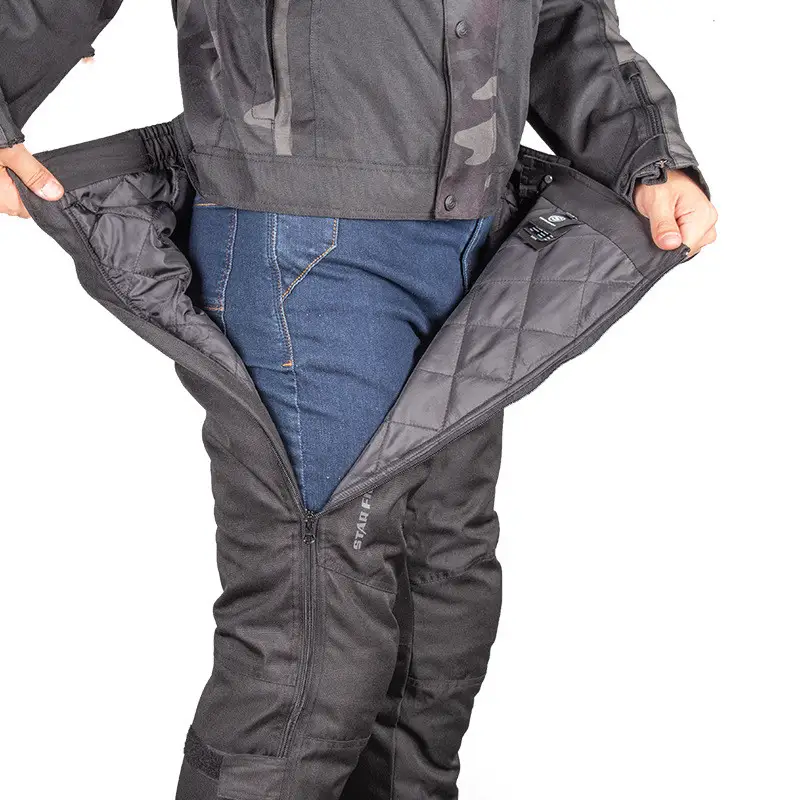 Warm And Quick-Release Pants Motorcycle Riding Pants Plus Cotton Pants