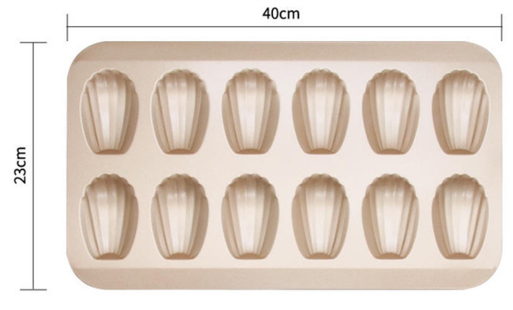 Title 2, Thick Bakeware Non-stick Coating Shell Cake Mol...