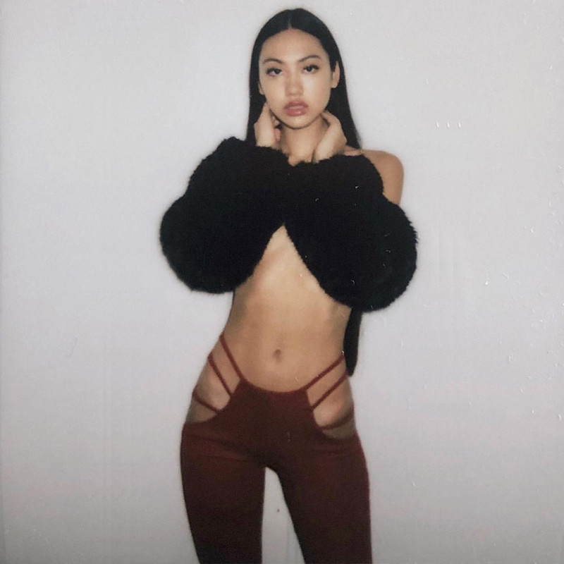 Retro Hollow Design Sense Slim Punk Flared Pants