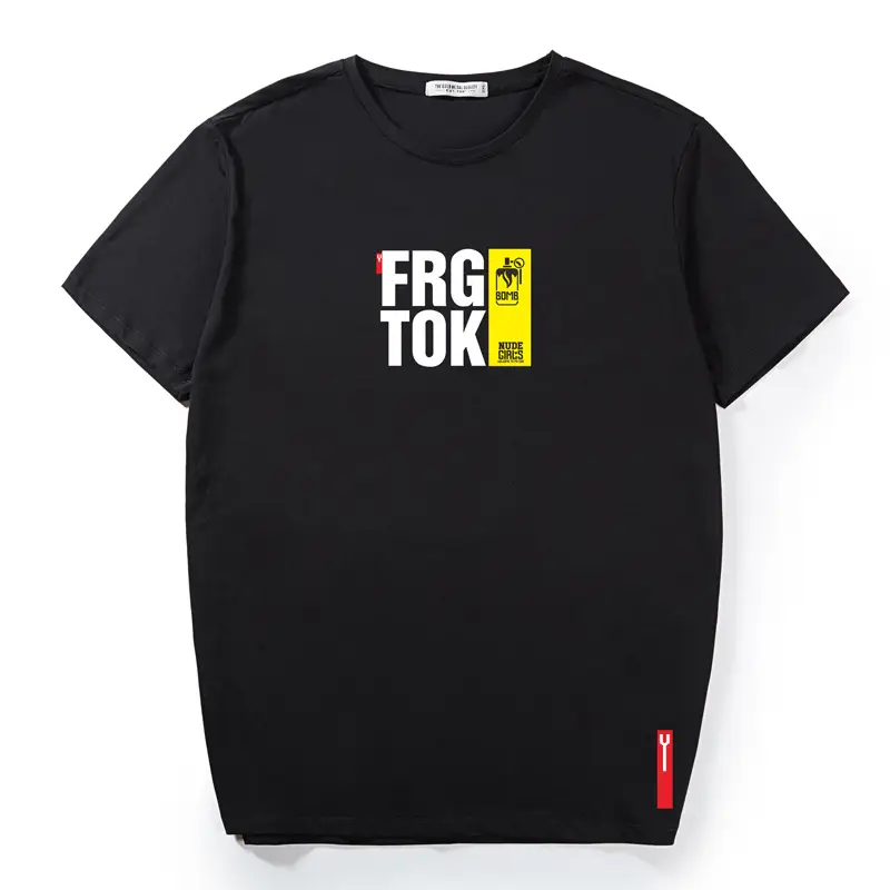 Short-sleeved T-shirt Male Plus Size Loose Fat Half-sleeved