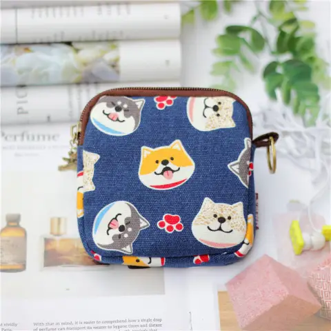 Retro Mini Bag Women Coin Purses Kawaii Short Wallet
