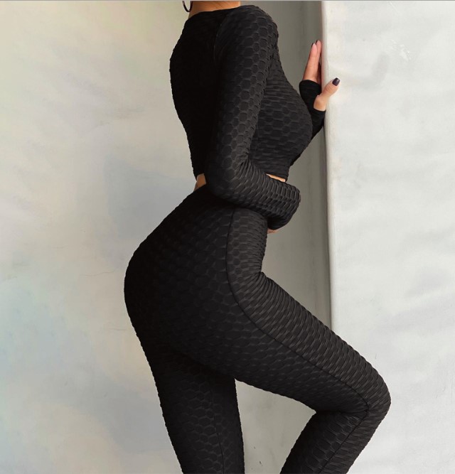 High-Waist Hip-Lifting Trousers Yoga Suit