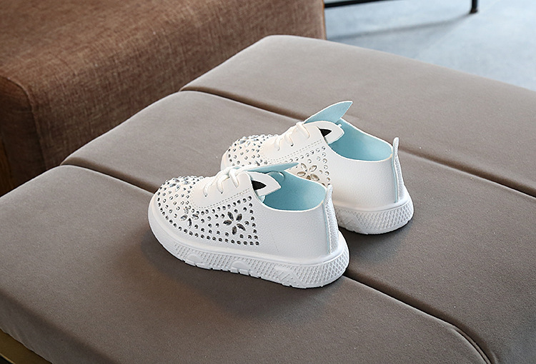 Title 3, Girls Leather Shoes Diamond Princess Shoes Com...