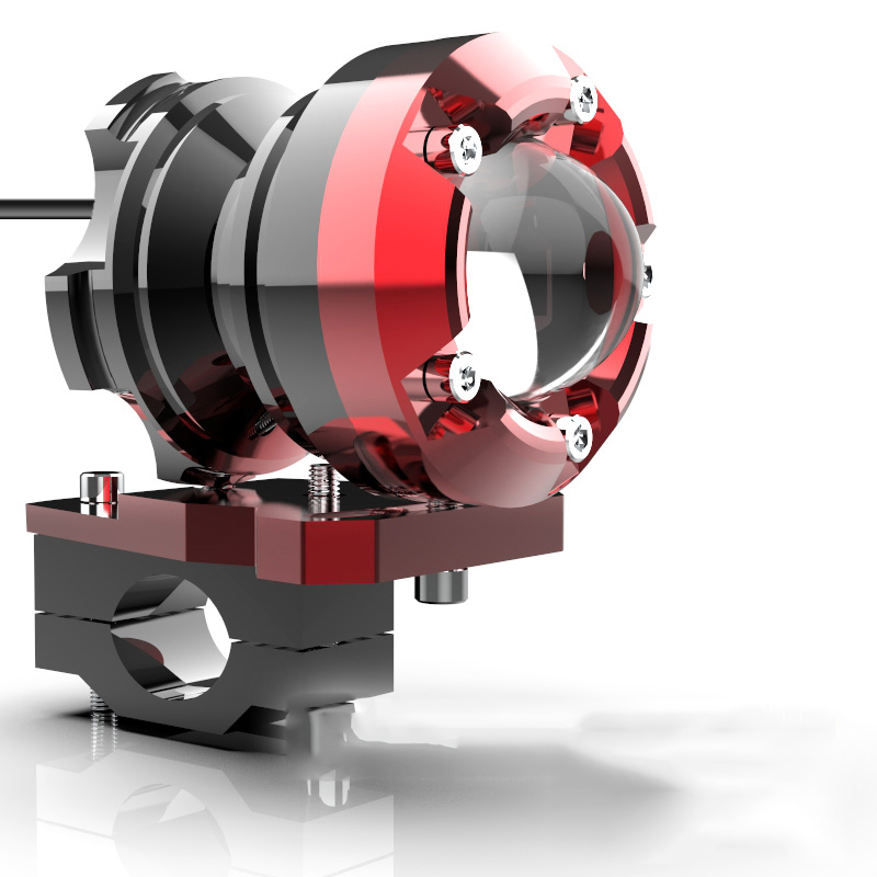 Motorcycle modified CNC headlight accessories WISP — foto 5